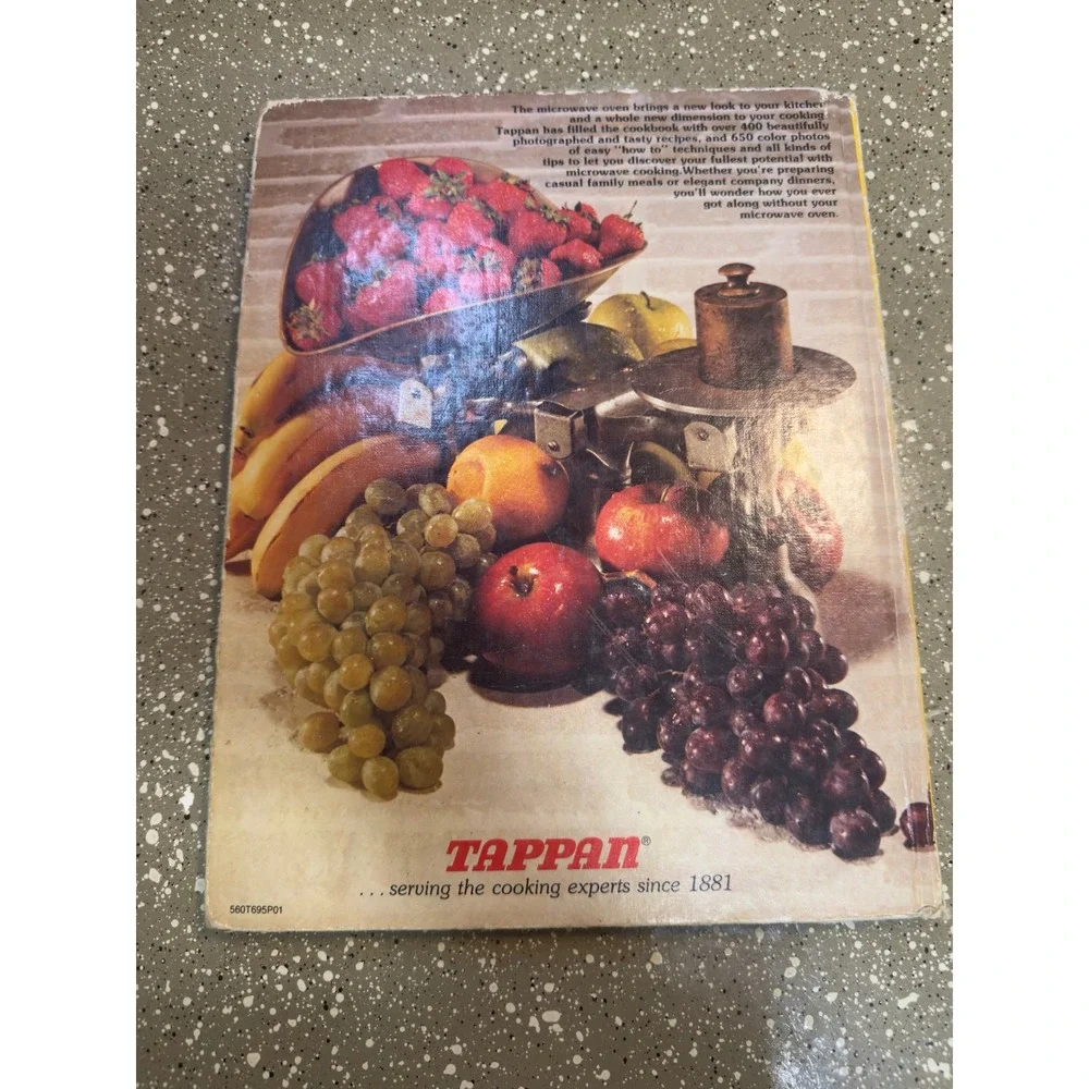 Tappan Microwave‎ Cooking Guide Cookbook Vintage Recipes Techniques Photos